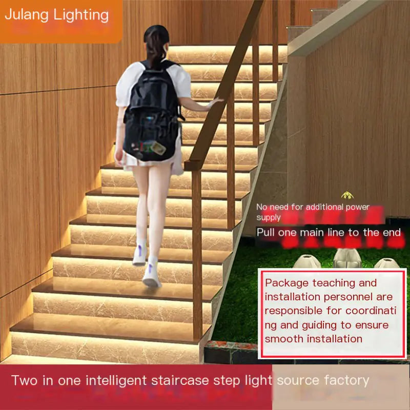 LED Stair Step Light with Smart Sensor Control