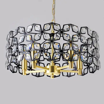 Elegant Crystal Chandelier for Living Rooms